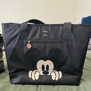Igloo Black Tote Bag with Mickey Design